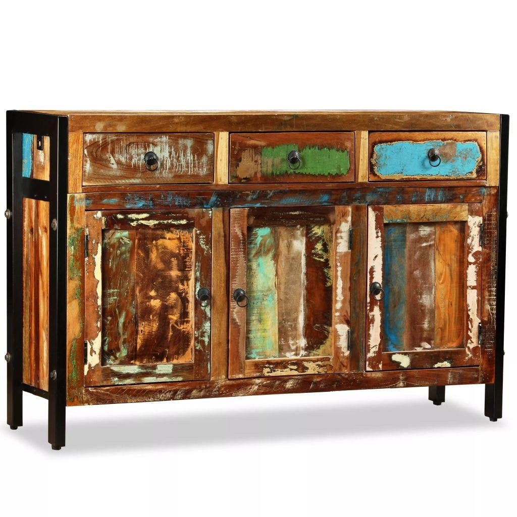 Buffet credenza mobiletto consolle mobile contenitore legno massello di recupero 120 cm 4402181