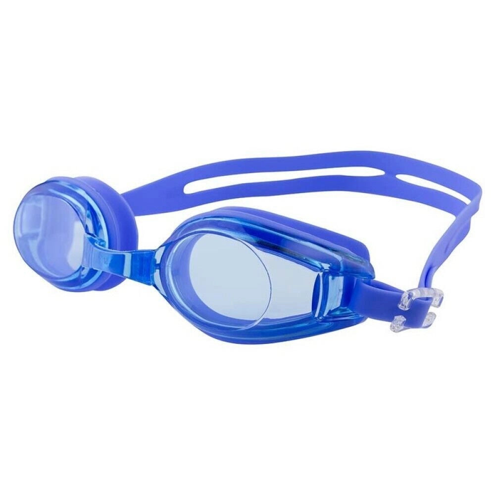 Occhiali occhialini nuoto piscina mare lenti antiappannamento no UV + custodia