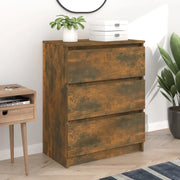 Credenza Rovere Fumo 60x35x76 cm in Legno Multistrato 815510