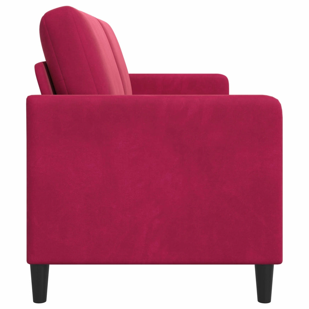 Divano con Storage Rosso Vino 172 x 78 x 87 cm Poliestere 42036966
