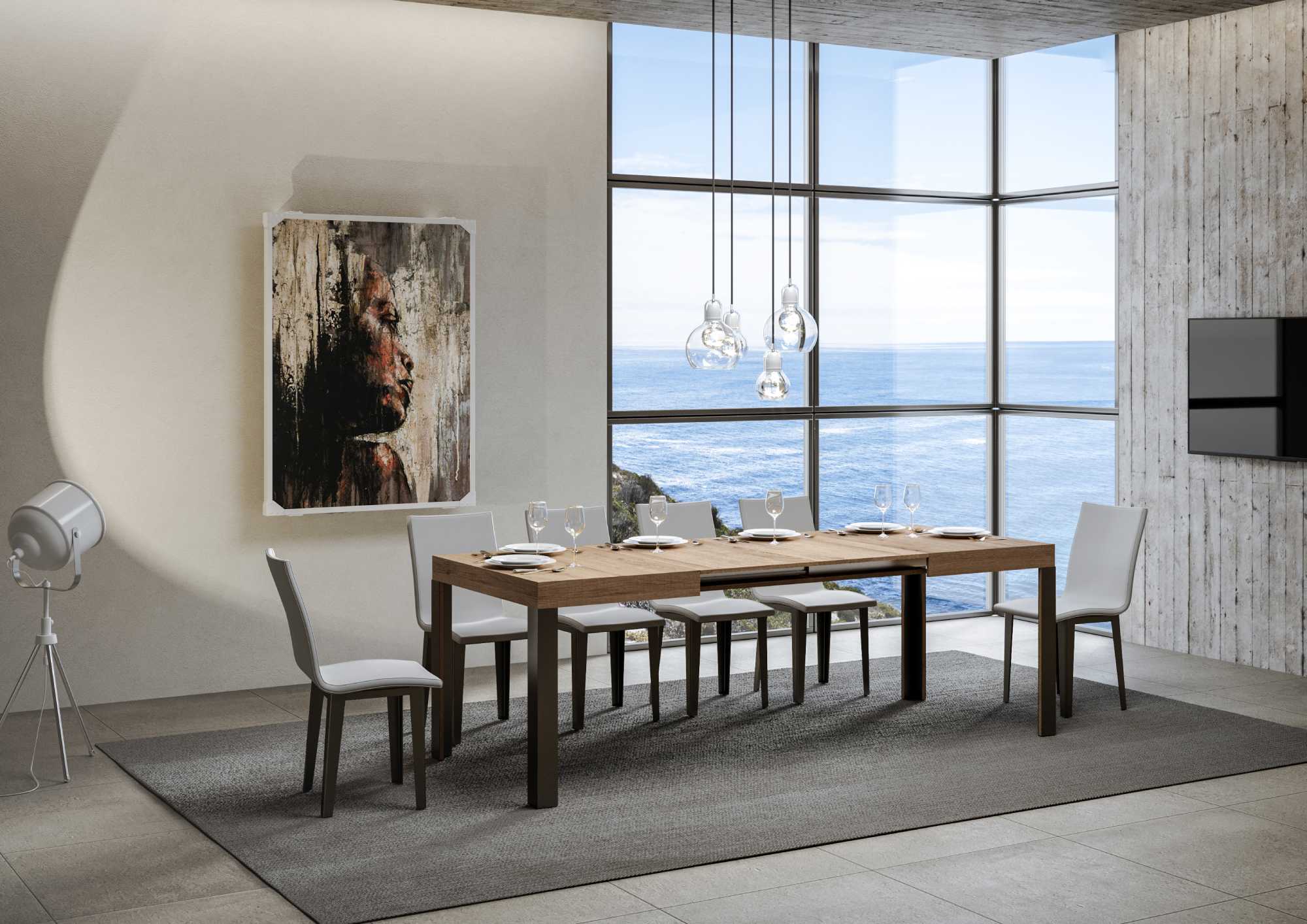 Tavolo Allungabile 130-234x90x77 cm Linea Quercia Naturale