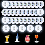 Sistema di illuminazione per bar e club con 20 LED-ondelettrici, LED-stickers e lampada a LED con 6 raggi, per decorazioni di festa, party e verifiche (35)