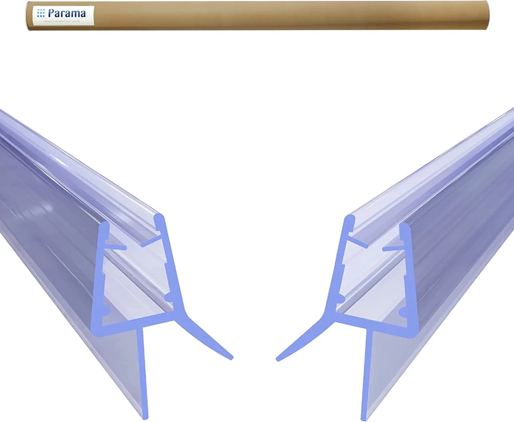 Set da 2pz guarnizioni box doccia sottoporta in PVC per vetro da 6-8mm lunghezza 100cm | Sealify
