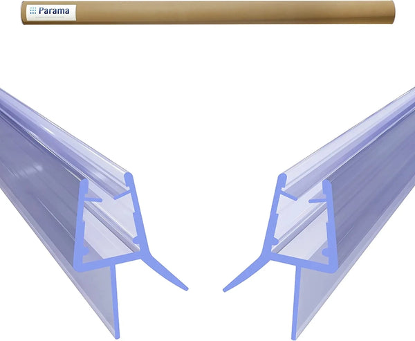 Set da 2pz guarnizioni box doccia sottoporta in PVC per vetro da 6-8mm lunghezza 100cm | Sealify