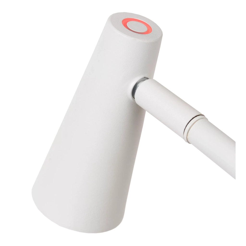 Lampada da scrivania bianca LED 3W touch Lucide Stirling