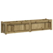 Fioriera | Cassetta per fiori | Vaso da Giardino 150x31x31 cm in Legno di Pino Impregnato