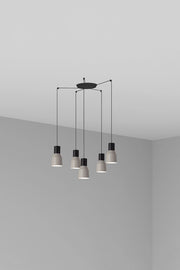 KOMBO 120 5L Lampada sospensione grigio