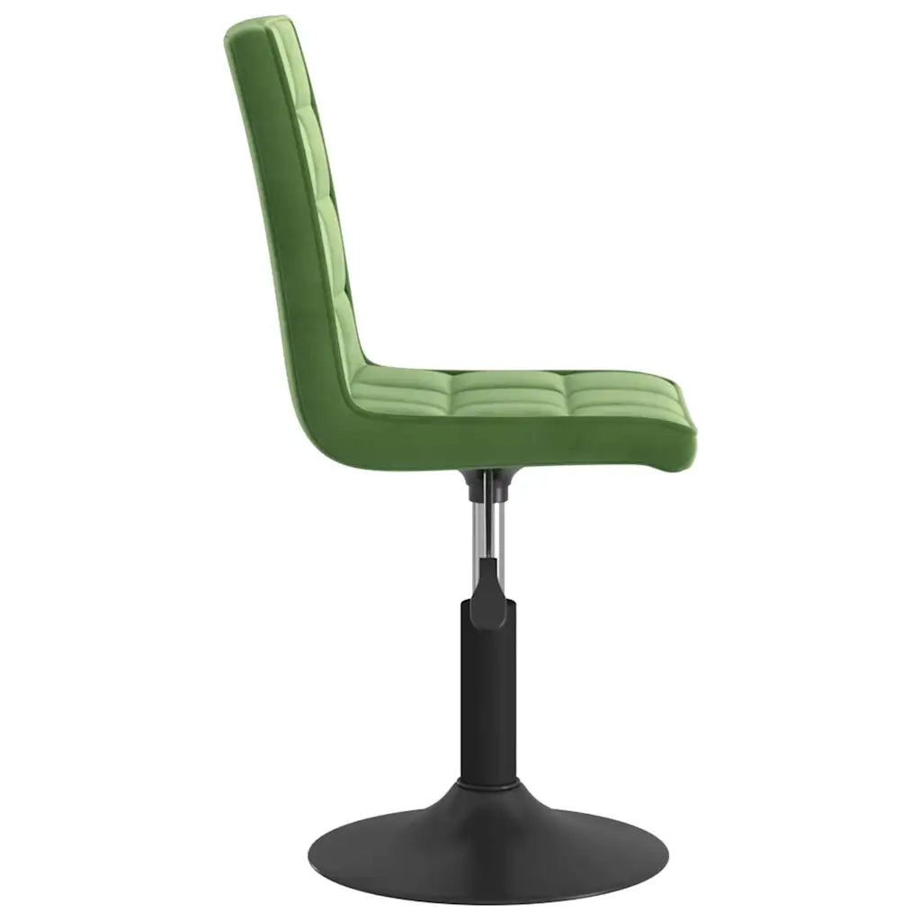 Sedie da Pranzo Girevoli 4 pz Verde Scuro in Velluto 3089292