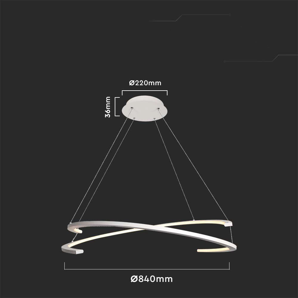 Lampada a sospensione LED bianca 3000K V-TAC VT-7908