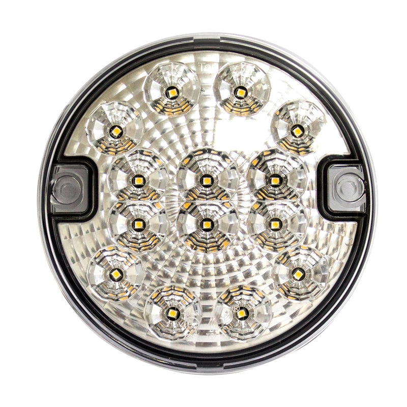 Lampada fendinebbia posteriore con LED, 12-24V, IP67