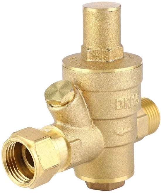 Valvola di riduzione di pressione in rame DN15 1/2" con funzione di riduzione di pressione