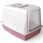 Trade Shop - Lettiera Toilette Chiusa Maniglia Filtro Per Gatti Gatto Vicky 54x39x39 Igiene -