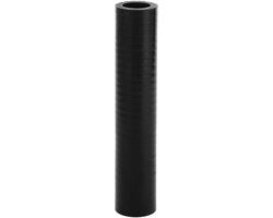Siliconen Slang 150 mm di Larghezza - Diametro Interno 20 mm - Resistente a Temperatura fino a 300 °C - Tessuto a Doppia Trama - Nero - Slang in Silicone