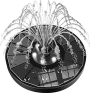 Fontana solare con 6 luci LED e 2 upgrade pompa solare per fontana 2024 Pompante fontana solare galleggiante per laghetto vasca idromassaggio giardino con 8 stili di fontana