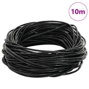 Cordino in Pelle Nero ?1 mm x 10 m Pelle CFW9755799