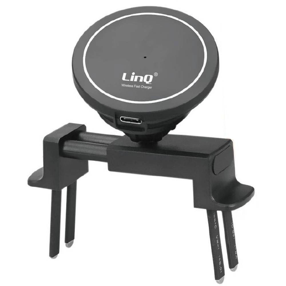 Trade Shop - Caricabatteria Wireless Magnetico Per Auto Presa Aria Mercedes Benz Qi 15w C3525 -
