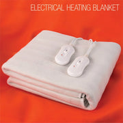 Trade Shop - Termocoperta Elettrica Matrimoniale Scalda Sonno 160 X 140 Cm Doppio Regolatore -