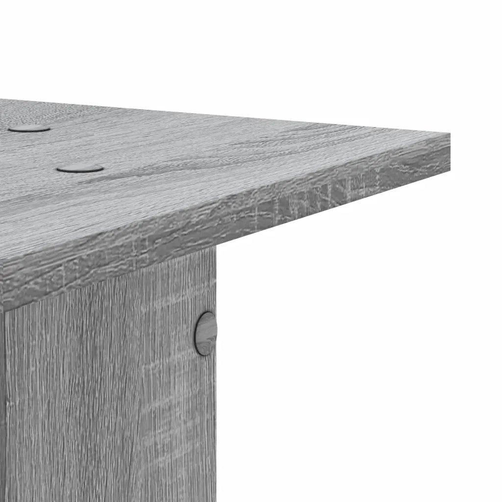 Supporti Altoparlanti 2 pz Grigio Sonoma 30x30x40cm Multistrato 852650