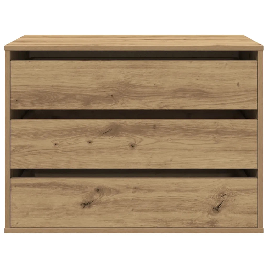 Cassettiera Angolare Rovere Artigianale 80x41x58cm Multistrato 852860