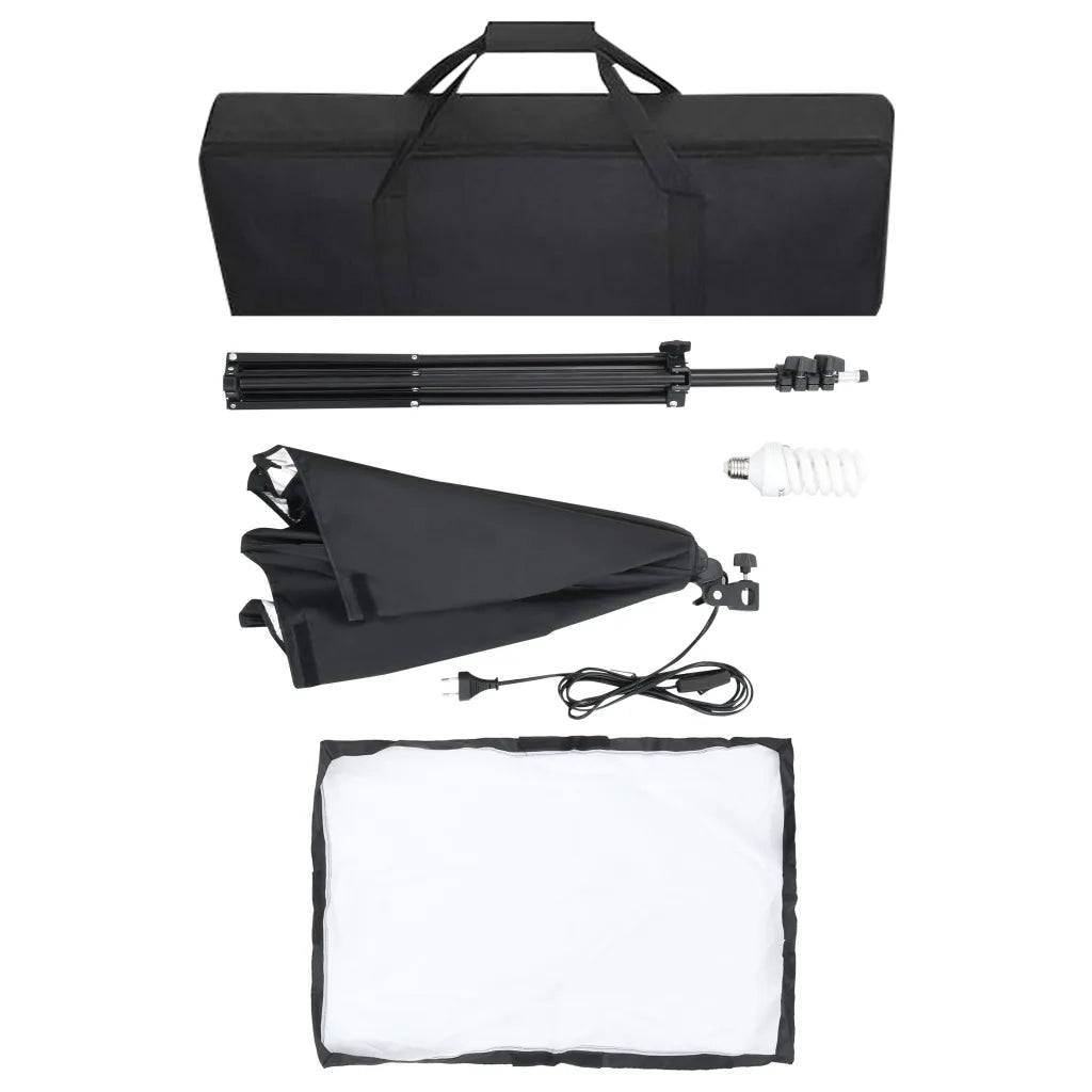 Kit per Studio Fotografico con Luci Softbox e Fondale CFW4027707