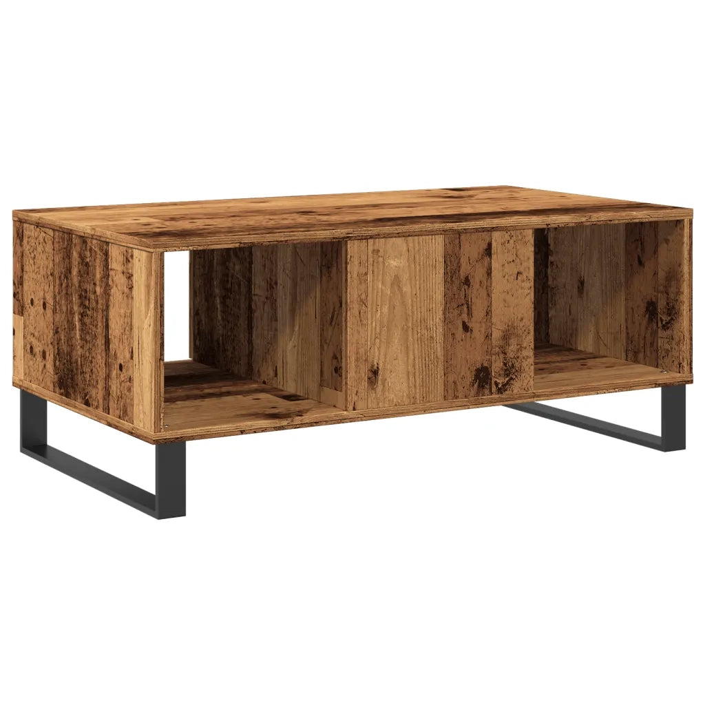vidaXL Tavolino da Salotto Legno Antico 90x50x36,5 cm in Truciolato