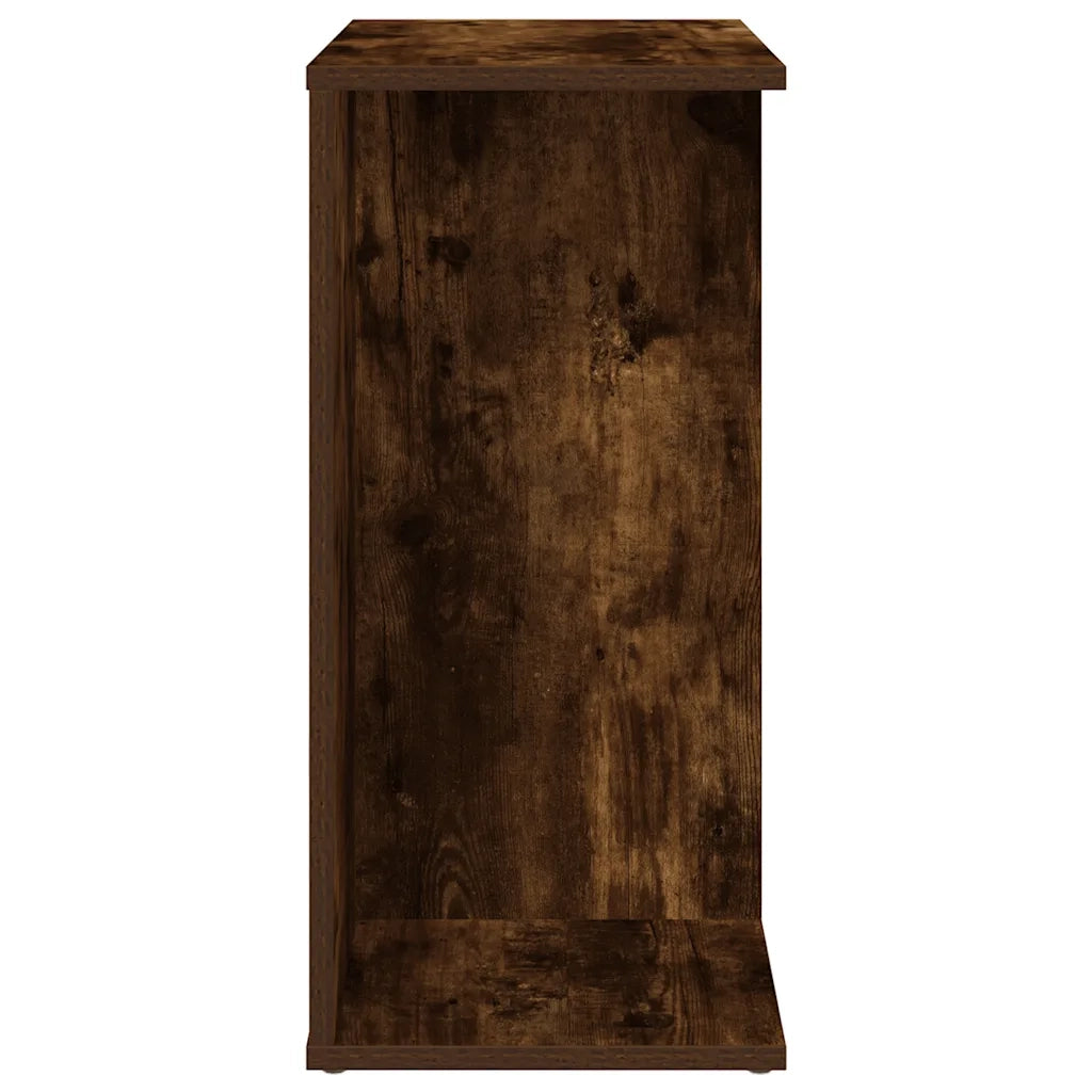 Comodini 2 pz-Set di 2 Tavolino da notte Rovere Fumo 46,5x29x61 cm in Legno Multistrato