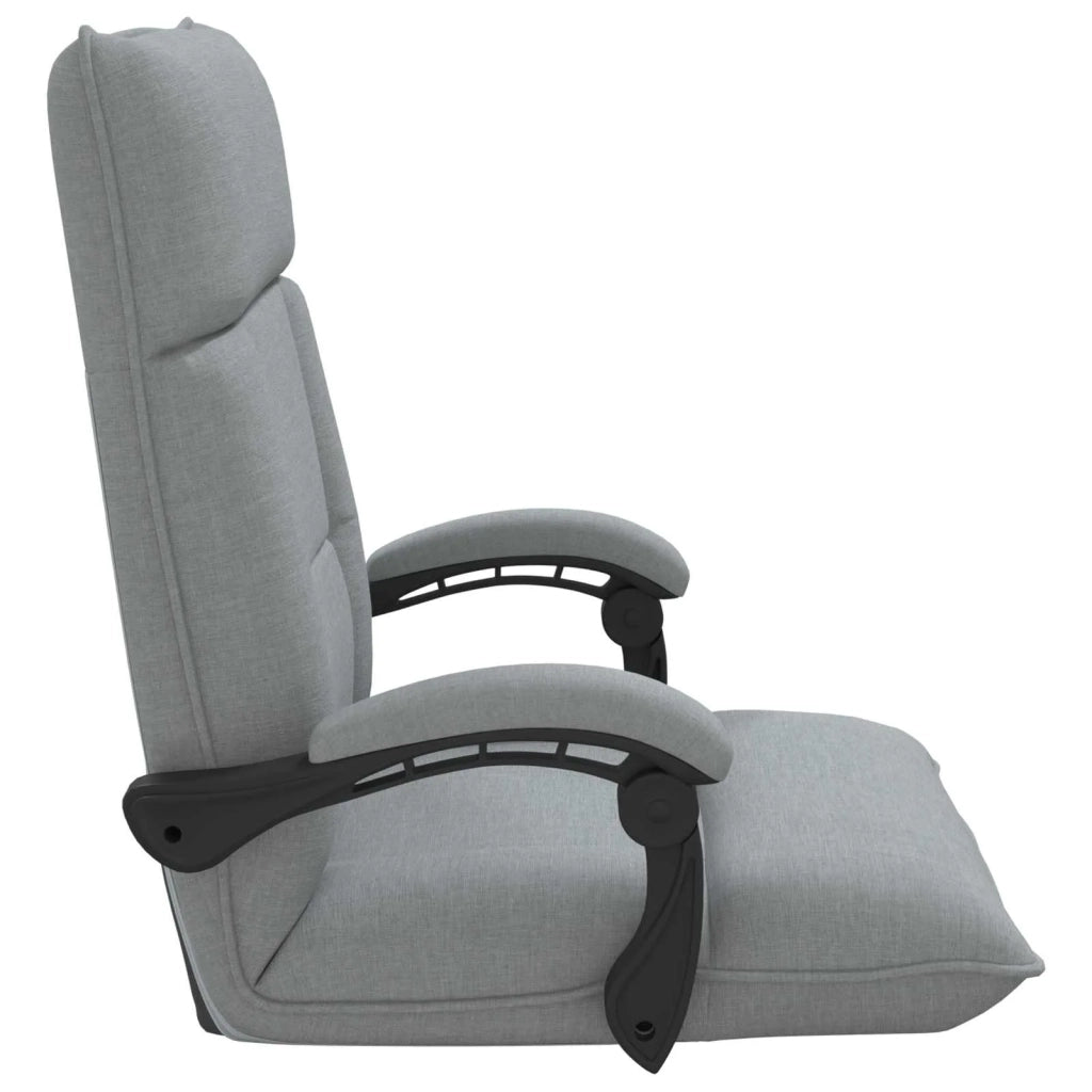 Sedia da Pavimento Grigio chiaro 66 x 66 x 80 cm Tessuto 42028194