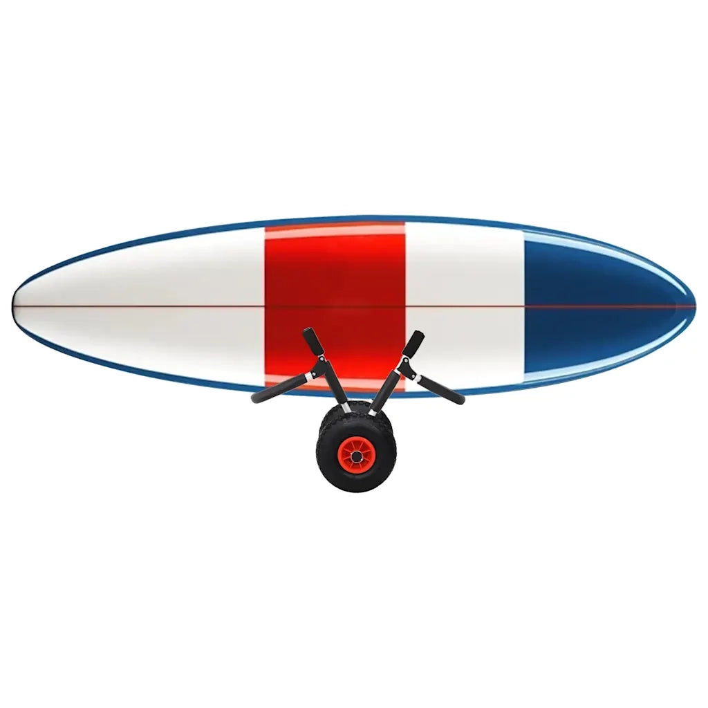 Carrello SUP per 2 Tavole da Surf Pieghevole 90 kg in Alluminio CFW4063566