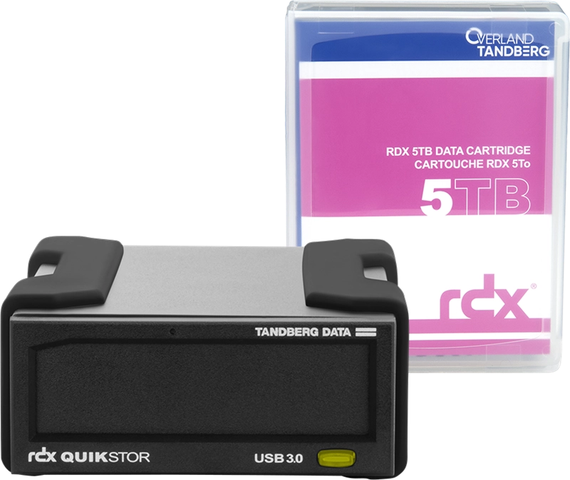 ORIGINAL Tandberg Data Accessori per computer nero 8882-RDX RDX-Externes-Laufwerk-Kit 5TB