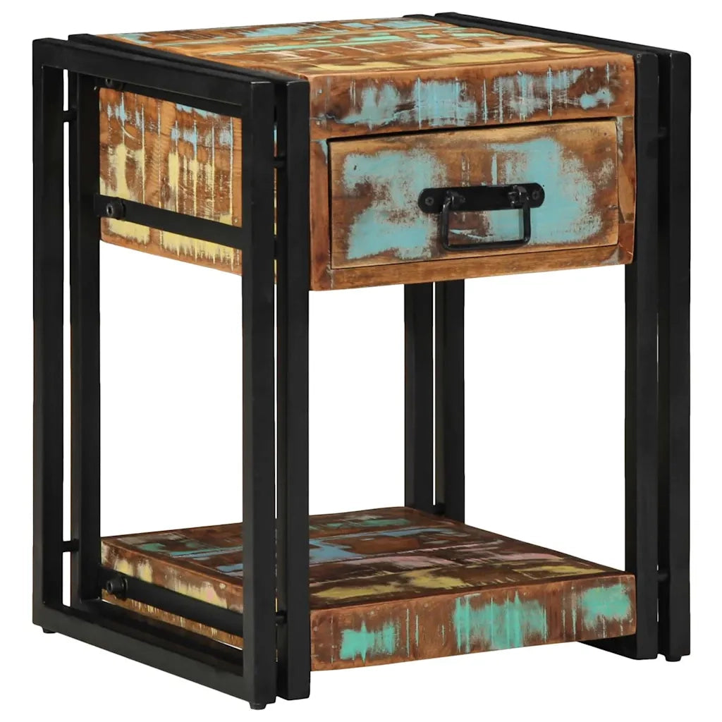Set di 2 Comodini | Armadio da Notte | Mobiletto da notte con cassetto Multicolore 40 x 40 x 50 cm