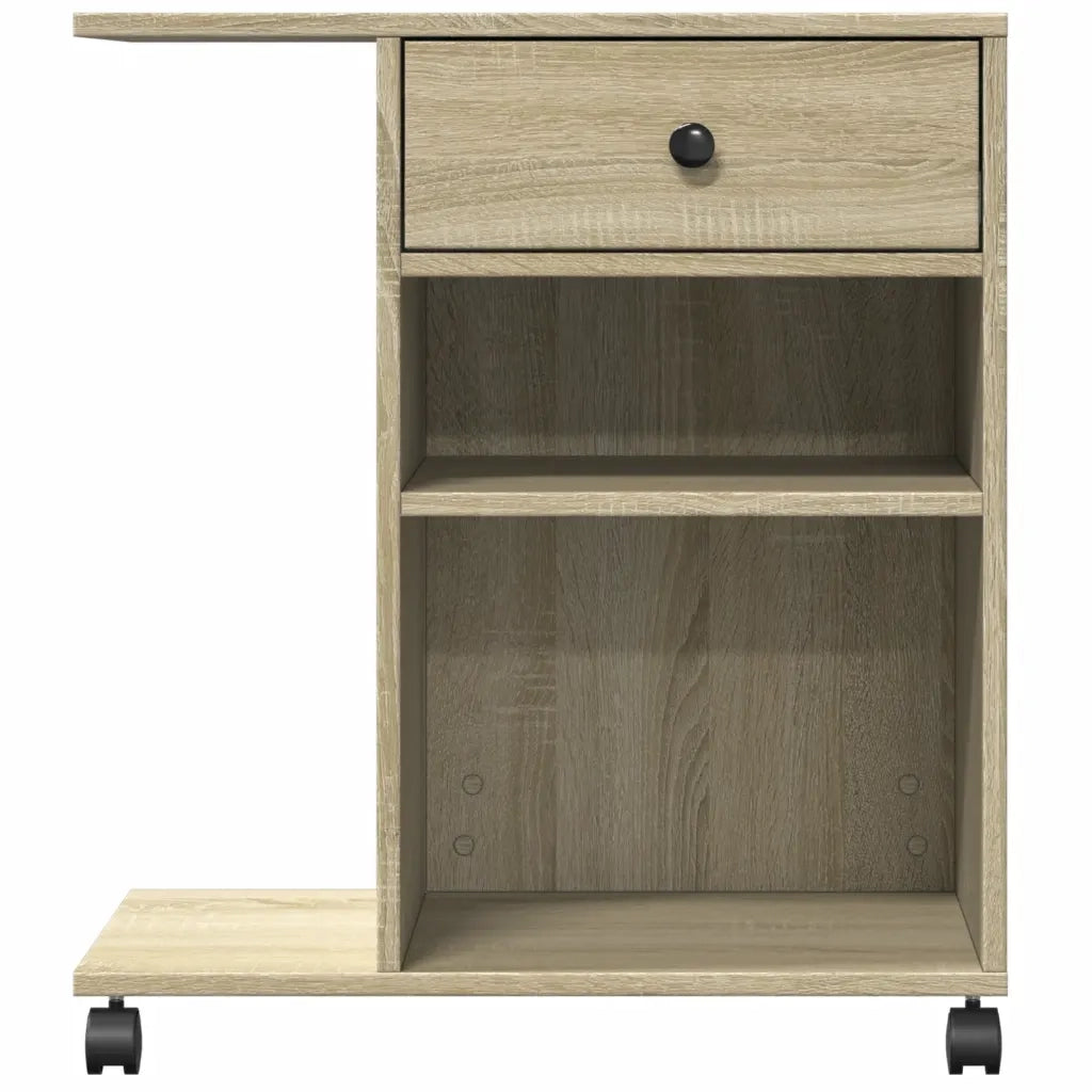 Supporto per Stampante con Ruote Rovere Sonoma 60x40x68,5 cm CFW9476288