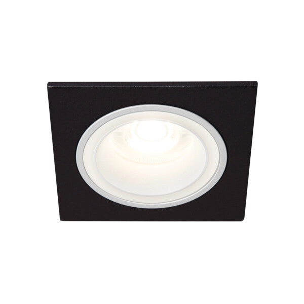 Faretto incasso quadrato nero/bianco Kanlux Feline LED GX5.3/GU10