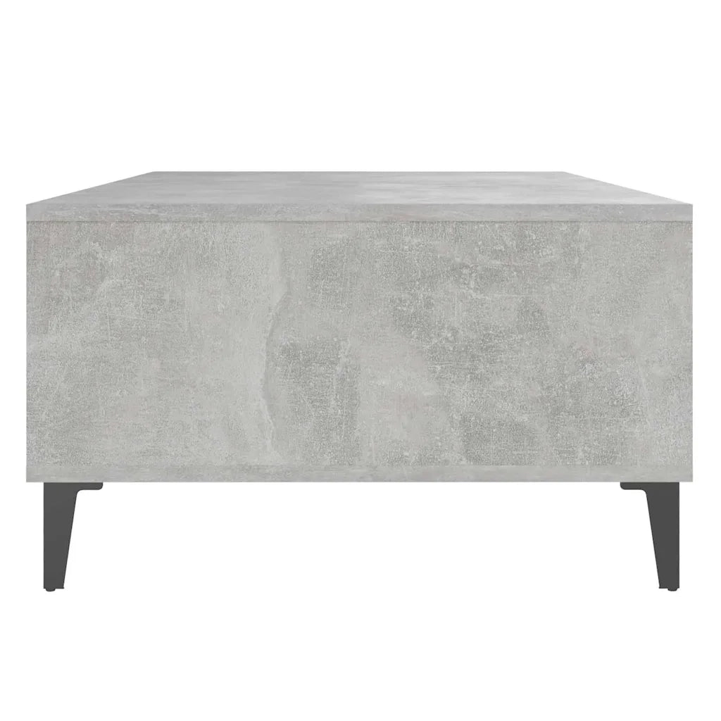 Tavolino salotto | Tavolino da caff¨¨ | Tavolino da Soggiorno Grigio Cemento 103,5x60x35cm Legno Multistrato