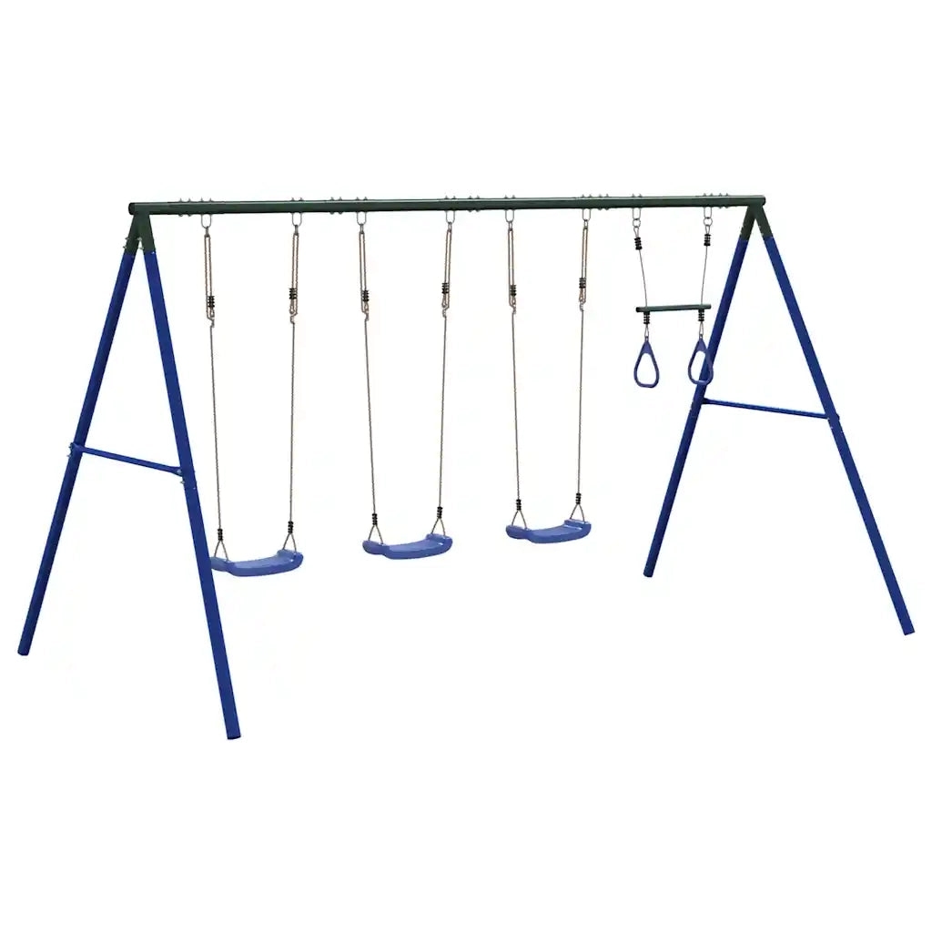 Set Gioco da Esterno con Altalene e Trapezio