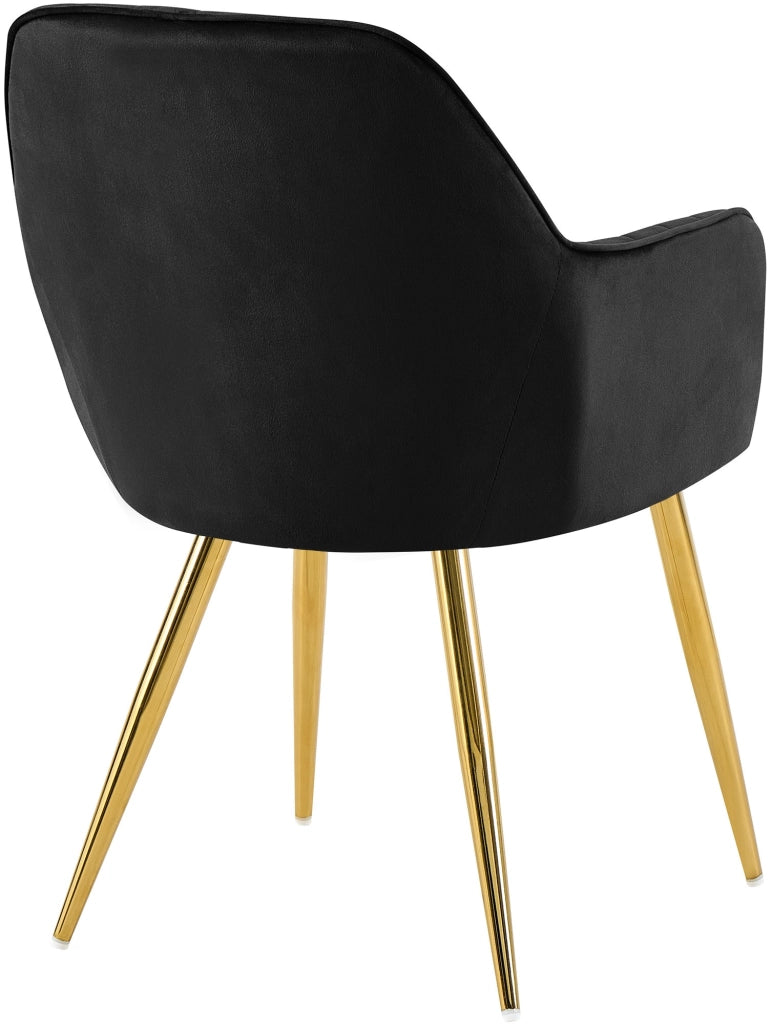 Esszimmerstuhl Cheryl Samt gold