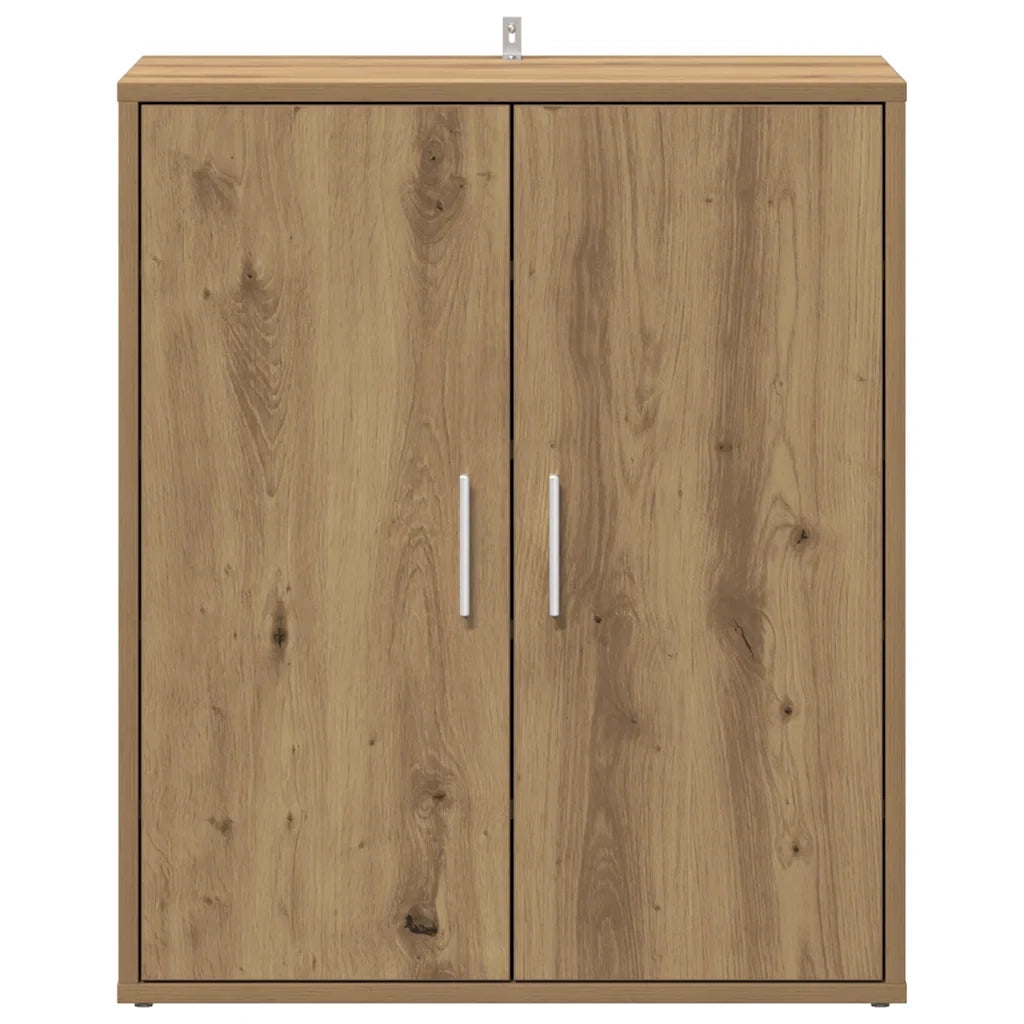 Scarpiera 60 x 35 x 70 cm con 5 ripiani stile moderno e pratico finitura rovere artigianale realizzata in legno composito 02_0050910