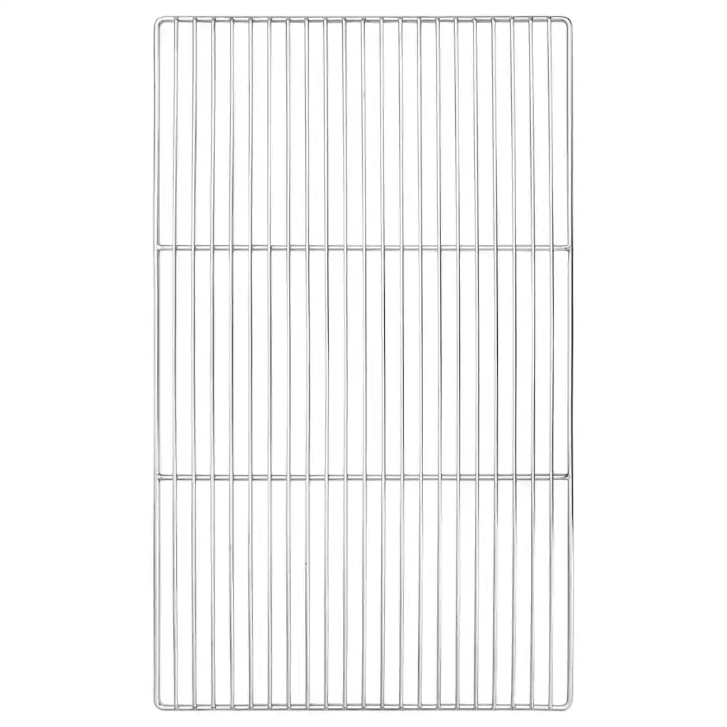 Griglia Argento 67 x 40 cm Acciaio inossidabile CFW2285727