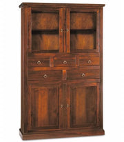 Mobile dispensa in legno arte povera 120x41x187h (366) - Mobili 2G