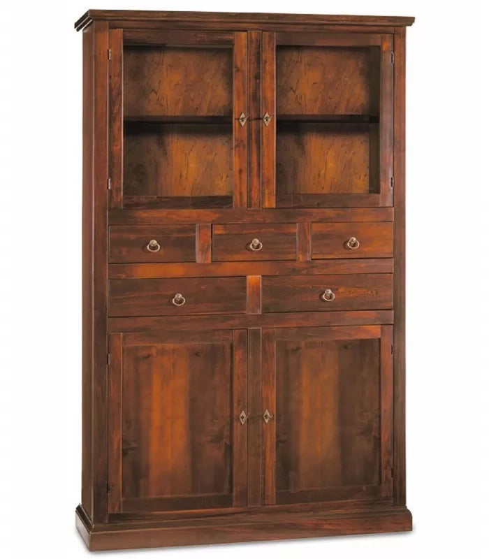 Mobile dispensa in legno arte povera 120x41x187h (366) - Mobili 2G