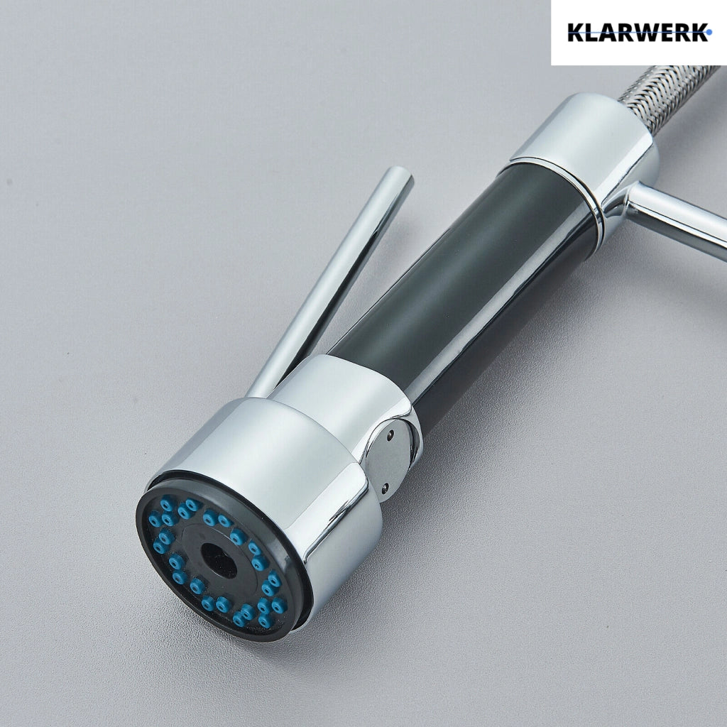 Bjorn | Rubinetto cucina Gastronomy chrome argent Due docce | Rubinetto cucina professionale acciaio inossidabile | Ristorante doppio lavello