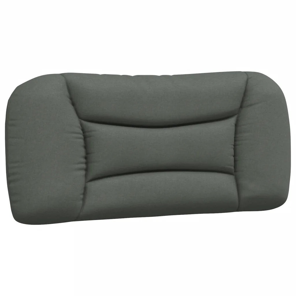 Letto con Materasso Hvar Grigio Scuro 90x200 cm in Tessuto