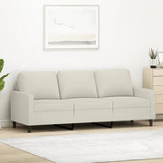 Divano a 3 Posti Crema 180 cm in Vellutocod mxl 109511