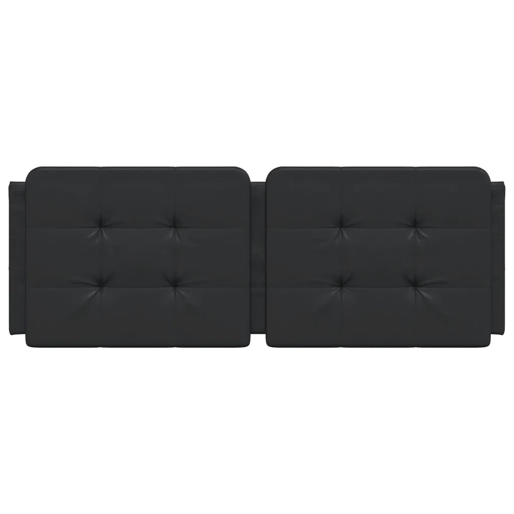 Cuscino Testiera Zadar Nero 120 cm in Similpelle 374850