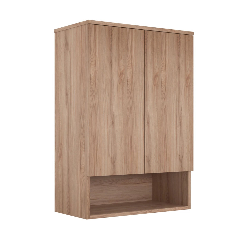 Mobile da bagno "Bosco Lume 70" - 70 x 36 x 100 cm - Rovere