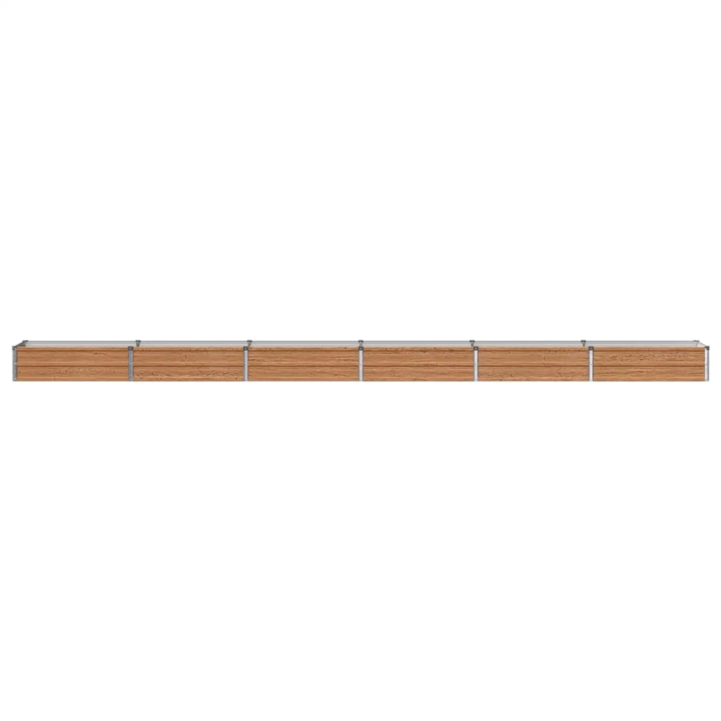 Letto rialzato da giardino Marrone legno 480 x 40 x 24 cm 8006361