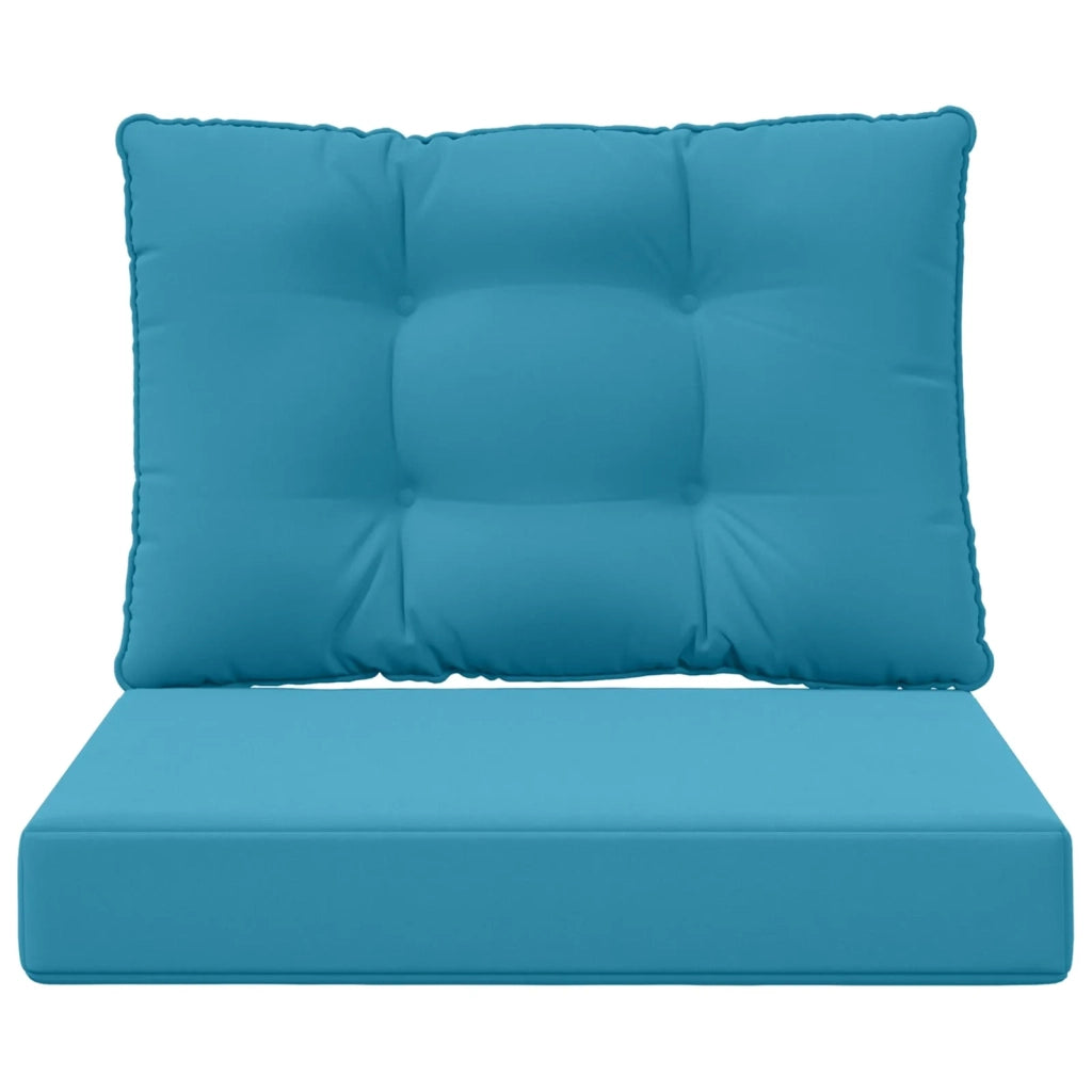 Cuscino per divano da esterno 2 pcs Blu Reale Poliestere 900788
