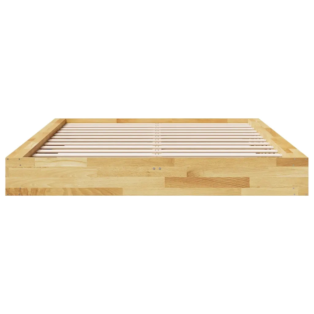 Struttura Letto Senza Materasso 160x200 cm in Legno di Rovere 3324125