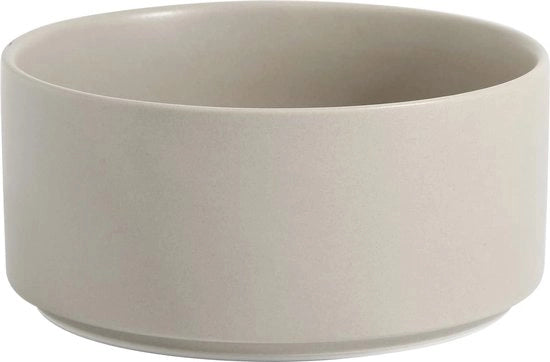 Ciotola per Cani in Ceramica con Superficie Antiscivolo Standard - Ciotola per Cibo e Acqua per Cani di Taglia Media e Grande (850 ml, Grigio)