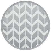 Tappeto da Esterno ARAKIL Grigio ?120 cm in PP CFW8084191