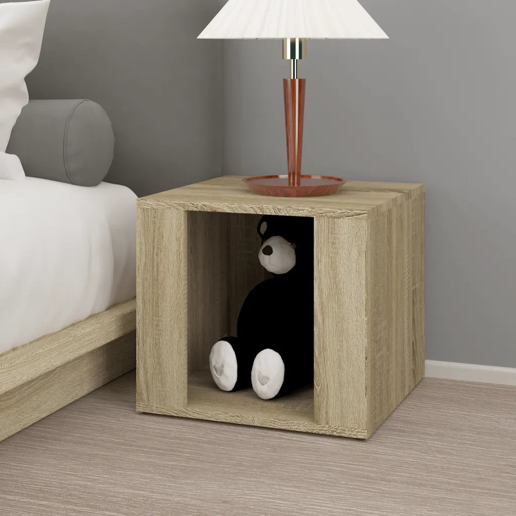 Comodino Rovere Sonoma 41x40x36 cm in Legno Multistrato 816547